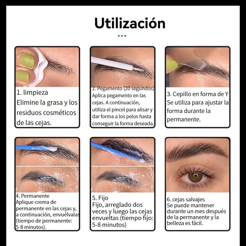 Kit Lash Lifting Rizado De Pestañas 2 En 1 Para