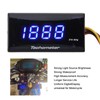 Motorcycle Tachometer DC 12V Ultra Thin LCD Waterproof Backlight for