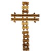 Father in Heaven Olive Wood Spanish Hanging Cross 9"
