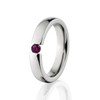 Ruby Ring Titanium Tension Set Jewelry Stunning Ruby Band
