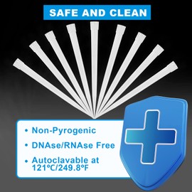 ONiLAB Pipette Tips 5000ul/ 5mL 100 PCS Lab Universal Plastic Liquid Pipettor Tips Polypropylene (PP),Non-pyrogenic, DNAse/RNAse Free, Autoclavable,Widely Compatible