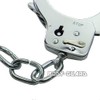 [SP-SHOP Package] White Wolf Handcuffs Single Lock Silver [White WOLF]