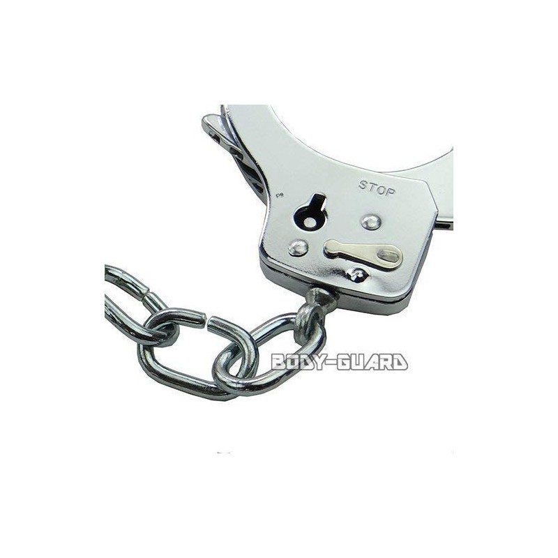 [SP-SHOP Package] White Wolf Handcuffs Single Lock Silver [White WOLF]
