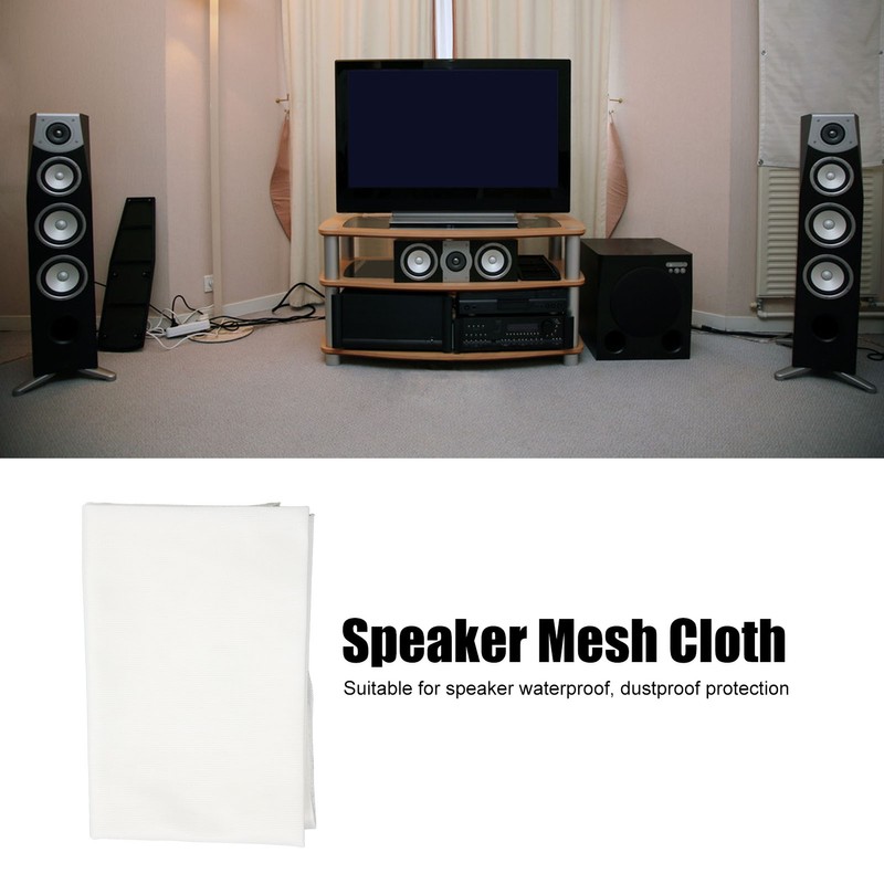 Speaker Grill Cloth Polyester Breathable Waterproof Dustproof Speaker Mesh Fabric
