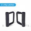 WOMHOM Hardware Replacement Retractable Mesh Baby Gate Parts Kit for