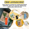MITOB 50 Pack Clear PVC Sleeves Plastic Bookmark Holder 2.36x7.1