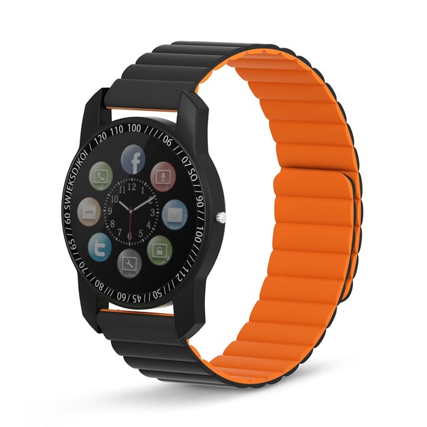 Watch Band, Magnetic Smartwatch Bands, Silicone Strap Quick Release 22mm