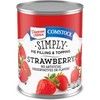 Duncan Hines Comstock Simply Pie Filling, Strawberry, 21 Ounce (Pack
