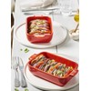 PEUGEOT - Rectangular ceramic baking dish - 22 cm x