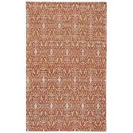 FEIZYRUGS Feizy - Lilliana Farmhouse Geometric, Orange/Tan, 5' x 8' Area Rug