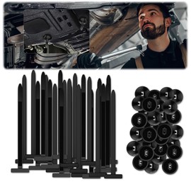 Heavy Duty Self Locking Nylon Cable Tie Buckles - Universal Automotive Fasteners for Car Repair, Home & Outdoor, UV Resistant, Tool-Free Installation, 100 Pieces