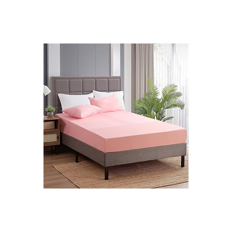 Deep Fitted Super King Bed Sheets 100% Cotton 200 Thread