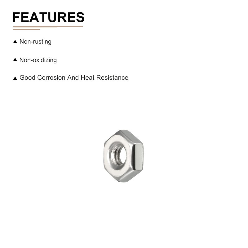 DTGN #10-32(UNF) Hex Nuts - 50Pack - Good for Home