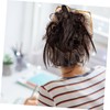 FOMIYES 2pcs Messy Bun Hair Curly Synthetic Chignon Extensions for