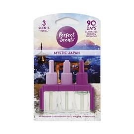 Perfect Scents Air Freshener Refill - Compatible with 3volution - Mystic Japan - (6 Pack) 6x20ml