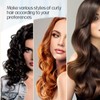 ロングヘアカール用ヒートレスヘアカーラー - 61インチ エクストラロング ヒートレス カーリングロッドヘッドバンド、ベロア ヒートカーリングリボンキット ソフトコットンカーリングリボンで一晩寝られます(ピンク)