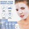 Pack of 4 Collagen Mask, Collagen Sheet Mask with Hydrolysed,