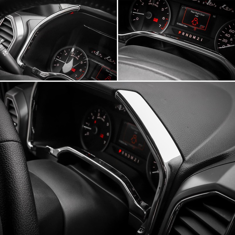 Voodonala Chrome Dashboard Trim for 2015 2016 2017 2018 2019