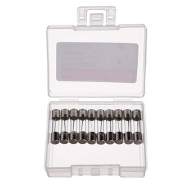 BOJACK 5x20 mm 10 A 10 amp 125 V 125 Volt 0.2x0.78 Inch F10AL125V Fast-Blow Glass Fuses(Pack of 10 Pcs)