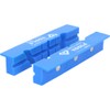 BRILLIANT TOOLS BT156940 Vice Jaws with Grooves, 2 Pieces, Plastic