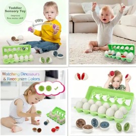 Juego Clasificador Infantil Dinosaurios KS Montessori 2-4 Años                                                                                        