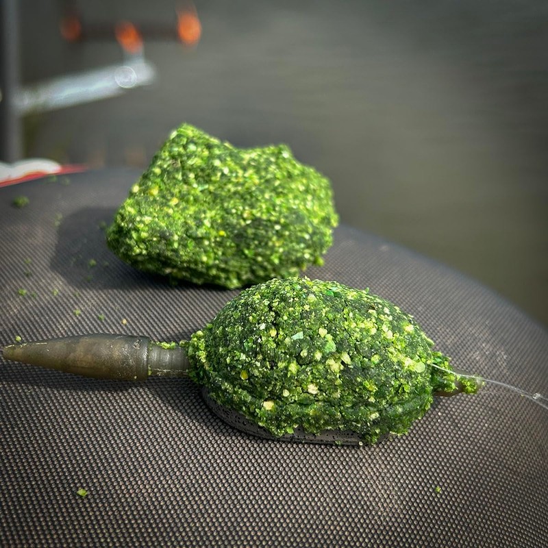 Fjuka Squeez-Ready Green Groundbait 500g | Ready-prepped | Carp, F1s,