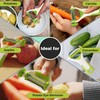 MantraRaj 3 in 1 Multi-Functional Peeler Multi Vegetable Straight Serrated