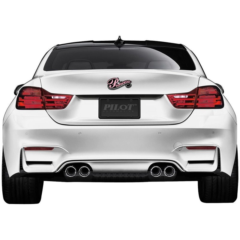 Pilot Automotive IP-3155 Princess ABS Plastic Emblem, Chrome