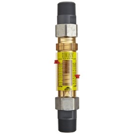 Hedland H621-628-R EZ-View Flowmeter With Sensor, Polyphenylsulfone, For Use With Water, 4.0 - 28 gpm Flow Range, 1" NPT Male