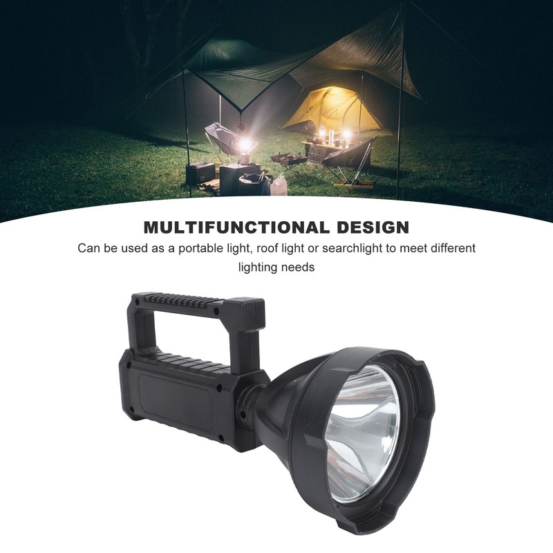 Handheld Spotlight Strong Light Waterproof Rechargeable Spotlight Flashlight LED Searchlight