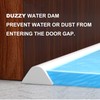 Duzzy 39 Inch Collapsible Shower Water Dam, Shower Threshold Water