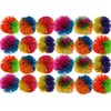JA-RU Stretchy Stringy Balls for Kids (24 Pack) Hairy Rainbow