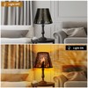 Small Lamp Shade, ALUCSET Barrel Metal Lampshade with Pattern of