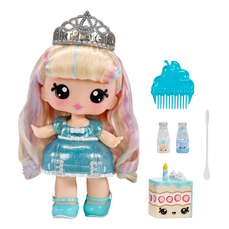 Yummiland Large Doll + Lipgloss Pet- Callie Birthday Cake, Age