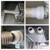 HUIKKJP Ventilation Pipe Heterogenic Coupling, 5.9 to 3.9 inches (150