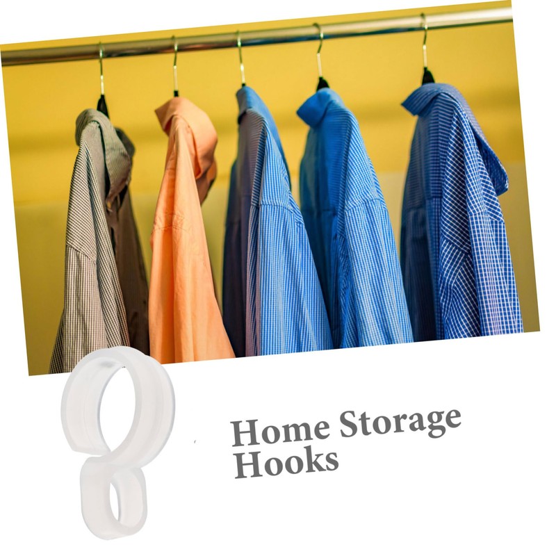 Levemolo 60pcs Wind Buckle Household Fixed Button Clothes Hanger Fixing