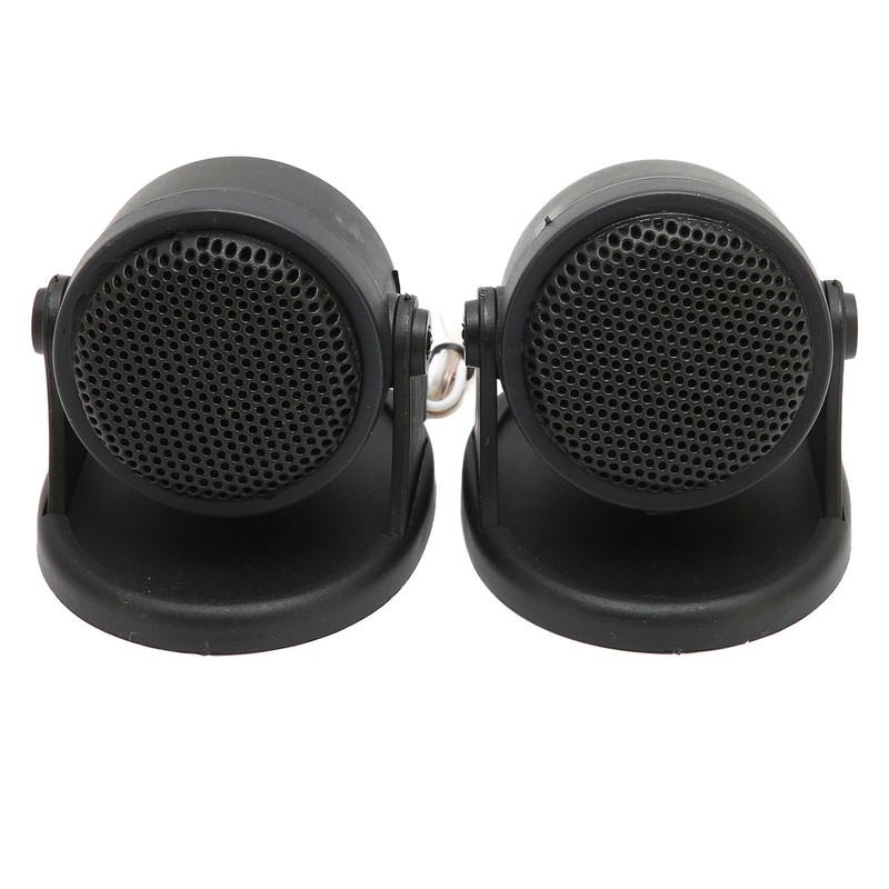 2pcs Dome Tweeter Car Audio Speaker Black 20W Loudspeaker Universal
