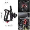 Ai-OUMLEEF Bike Water Bottle Holder, Universal Motorcycle Drink Holder, Adjustable