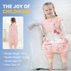 BETTERFUN - Saco de dormir para niños pequeños con pies
