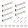 SYEYCW 7 Pcs Spring Door Stops with Anti-Slip Rubber Tip,