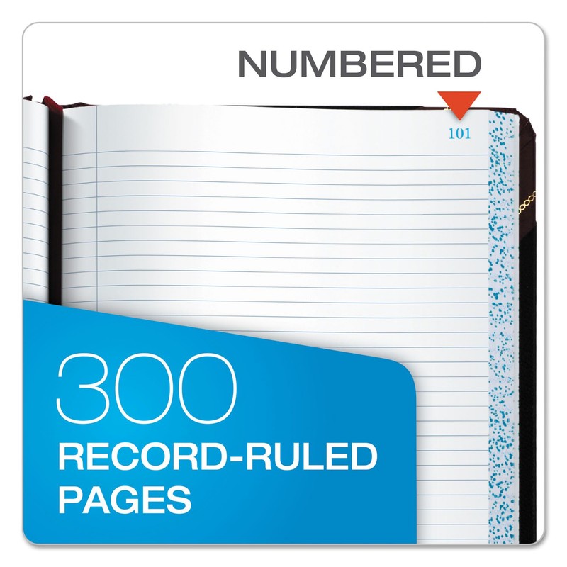Boorum & Pease 21300R Columnar Book,Record Ruled,300 Pages,10-3/8-Inch x8-1/8-Inch,Black
