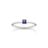 THOMAS SABO Blue Stone Ring 925 Sterling Silver TR2395-699-32, Sterling