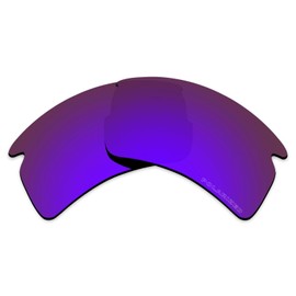 Alphax Plasma Purple Optimized Polarized Engraved Replacement Lenses for Oakley Flak 2.0 OO9295