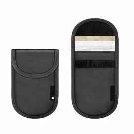 Car Key Signal Blocker Pouch, Faraday Bag Case for Car Security, Key Fob Protector, Blocks Car Theft Keyless Entry & RFID Signals Ultimate Car Security