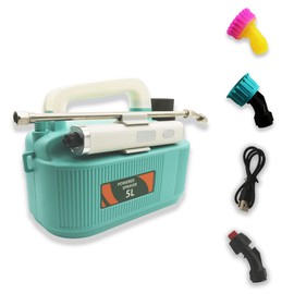 Powered Sprayer 1.8 Gallon, Sprayers in Lawn and Garden - Telescopic Wand, 3 Nozzles, with USB Rechargeable Handle - Portable Water Sprayer (Green)