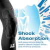 LP SUPPORT IM710 Shield Padded Leg Compression Sleeve, Ergonomic Knee