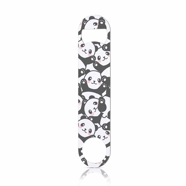 TASDANA Cartoon Panda Stainless Steel Bottle Opener Smile Cute Animal