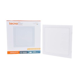 Tecnolite - Lámpara con LED integrado de Techo, Luz Suave Cálida 3 000 k, con ángulo de apertura de 150° y potencia 24 W