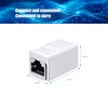 RJ45 Coupler, Ethernet Coupler Cat6 Coupler for Cat5e/Cat6/Cat7/Cat8, 1000Mbps Ethernet