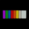 RydeSafe Calcomanías Reflectantes - Kit Hexagonal - Grande (Blanco)